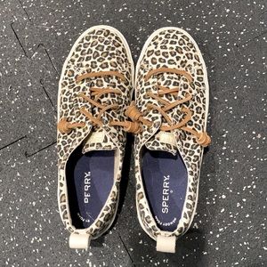Brand New Leopard Sperry Sneakers